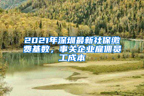 2021年深圳最新社保繳費基數(shù)，事關(guān)企業(yè)雇傭員工成本