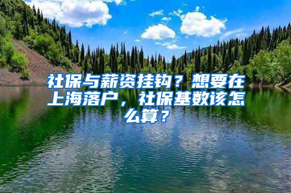 社保與薪資掛鉤？想要在上海落戶，社?；鶖?shù)該怎么算？