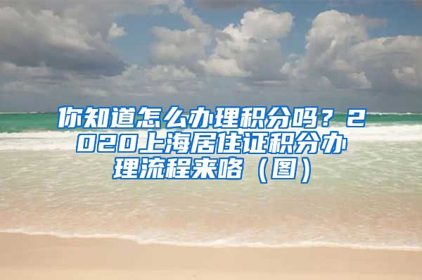 你知道怎么辦理積分嗎？2020上海居住證積分辦理流程來咯（圖）