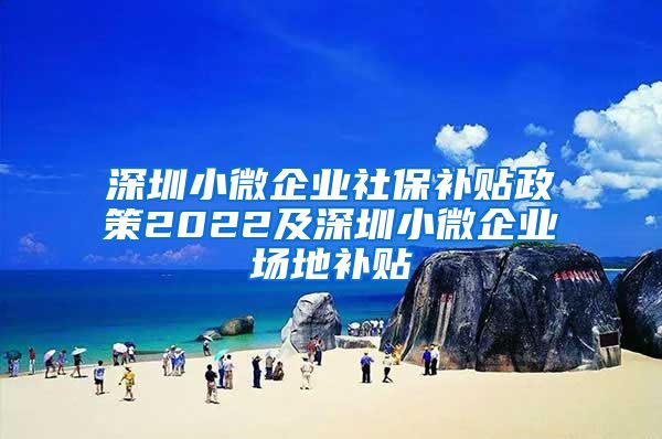 深圳小微企業(yè)社保補貼政策2022及深圳小微企業(yè)場地補貼