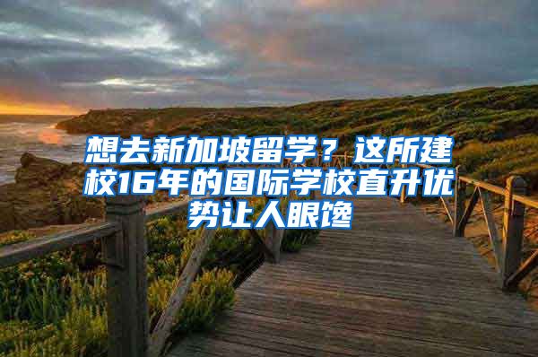 想去新加坡留學？這所建校16年的國際學校直升優(yōu)勢讓人眼饞