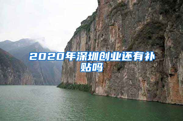 2020年深圳創(chuàng)業(yè)還有補貼嗎