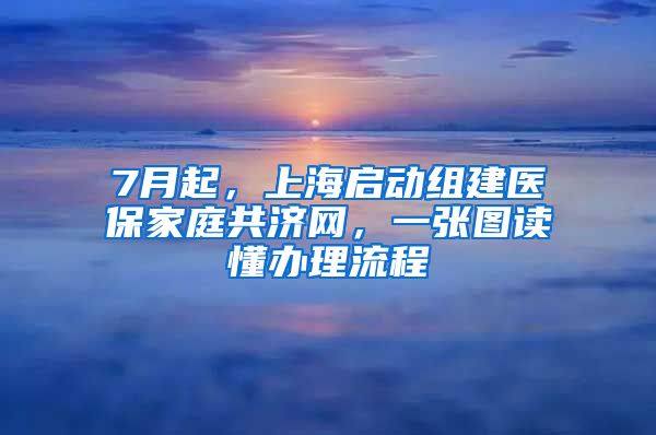 7月起，上海啟動組建醫(yī)保家庭共濟(jì)網(wǎng)，一張圖讀懂辦理流程