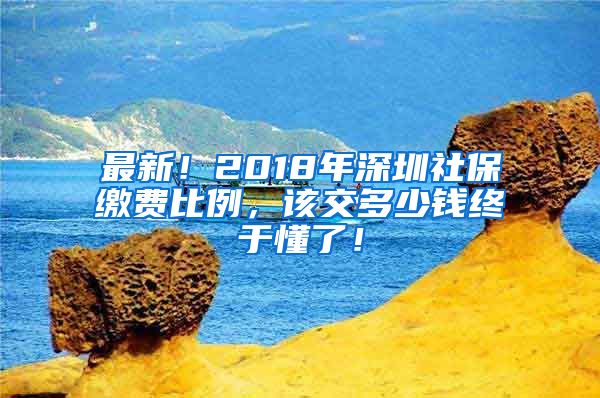 最新！2018年深圳社保繳費(fèi)比例，該交多少錢終于懂了！