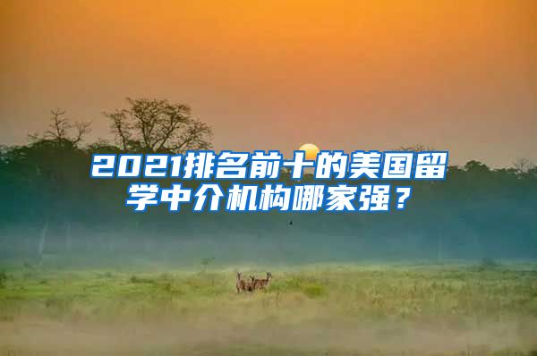 2021排名前十的美國(guó)留學(xué)中介機(jī)構(gòu)哪家強(qiáng)？