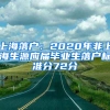 上海落戶：2020年非上海生源應(yīng)屆畢業(yè)生落戶標(biāo)準(zhǔn)分72分