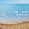 2022年3月第二批落戶(hù)名單公示了，居轉(zhuǎn)戶(hù)1876人，引進(jìn)人才1514人