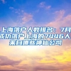 上海落戶人數(shù)排名：7月成功落戶上海的7446人，來自哪些神仙公司