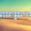2018落戶深圳六成住房是安居房、廉租房、人才房
